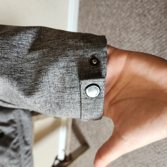 Tommy Hilfiger Boys Gre Fleece Waterproof Windbreaker Hooded Coat - Size Medium - Picture 5 of 9